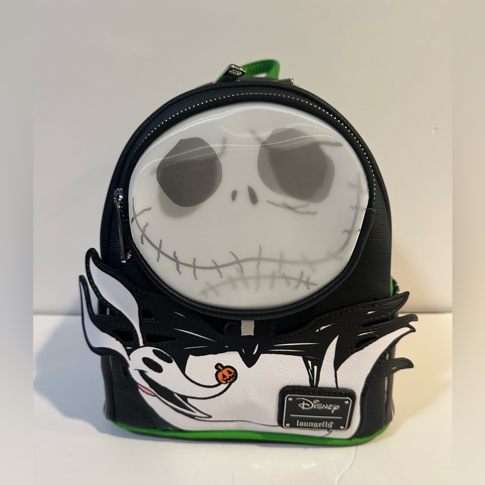 Loungefly Disney Nightmare Before Christmas Jack Lenticular Zero Mini Backpack